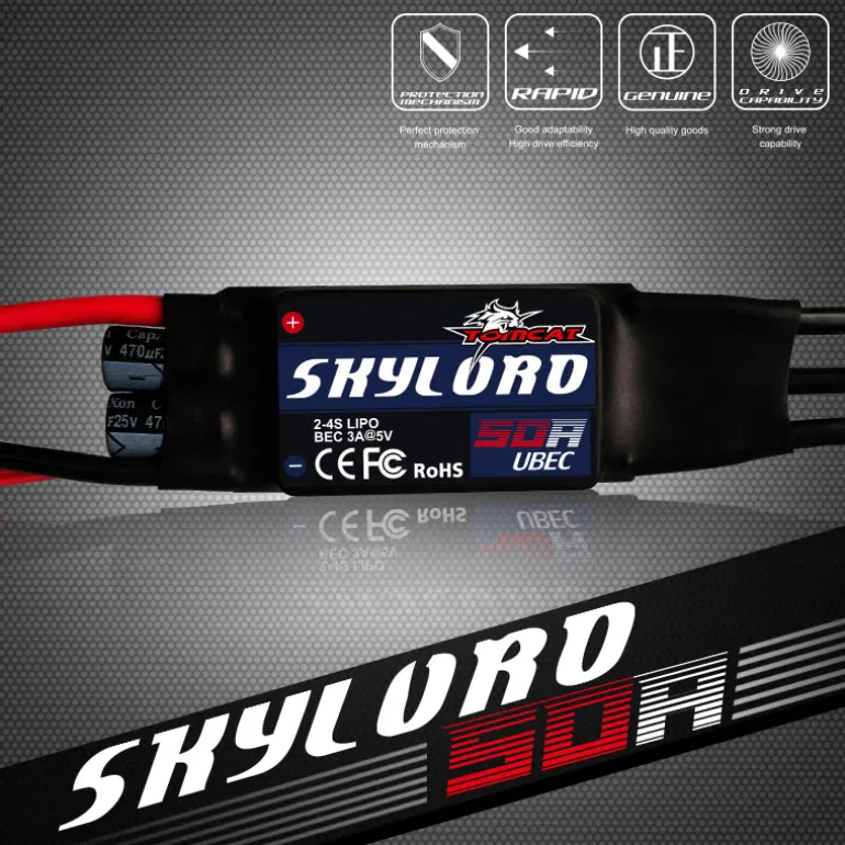 TomCat G10 3514-1150KV Motor w/ Skylord 50A ESC Combo Set