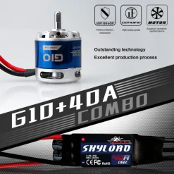 TomCat G10 3514-1150KV Motor w/ Skylord 40A ESC Combo Set
