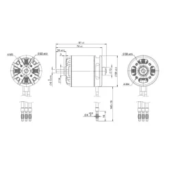 TomCat G60 5030-420KV Outrunner Motor for (60 Glow) Balsa EP Airplane