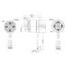 TomCat G46 5020-680KV Outrunner Motor for (46 Glow) Balsa EP Airplane