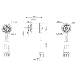 TomCat P4501 2816-KV940 Outrunner Brushless Motor