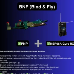UK/CA Stock Only! Dynam A-10 Thunderbolt II V2 Green 4S Twin 64mm EDF RC Jet