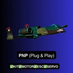 UK/CA Stock Only! Dynam A-10 Thunderbolt II V2 Green 4S Twin 64mm EDF RC Jet