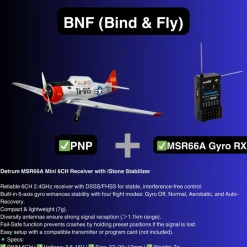 ✨🔄 Upgraded! Dynam AT-6 Texan V3 4S RC Warbird Plane 1400mm Wingspan w/ 3 Flaps