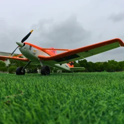 ✨🔄 Upgraded! Dynam Cessna 188 Crop Duster V2 Orange 4S STOL RC Scale Plane 1.5m w/ Rubber Wheel
