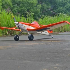 ✨🔄 Upgraded! Dynam Cessna 188 Crop Duster V2 Orange 4S STOL RC Scale Plane 1.5m w/ Rubber Wheel
