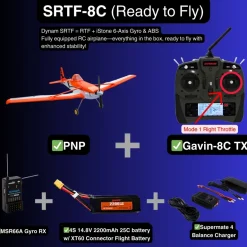 ✨🔄 Upgraded! Dynam Cessna 188 Crop Duster V2 Orange 4S STOL RC Scale Plane 1.5m w/ Rubber Wheel