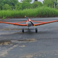 ✨🔄 Upgraded! Dynam Cessna 188 Crop Duster V2 Orange 4S STOL RC Scale Plane 1.5m w/ Rubber Wheel