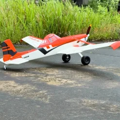 ✨🔄 Upgraded! Dynam Cessna 188 Crop Duster V2 Orange 4S STOL RC Scale Plane 1.5m w/ Rubber Wheel
