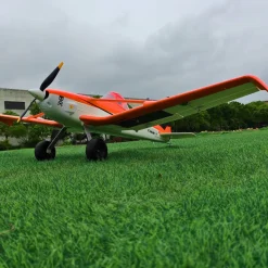 ✨🔄 Upgraded! Dynam Cessna 188 Crop Duster V2 Orange 4S STOL RC Scale Plane 1.5m w/ Rubber Wheel
