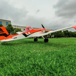 ✨🔄 Upgraded! Dynam Cessna 188 Crop Duster V2 Orange 4S STOL RC Scale Plane 1.5m w/ Rubber Wheel