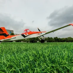 ✨🔄 Upgraded! Dynam Cessna 188 Crop Duster V2 Orange 4S STOL RC Scale Plane 1.5m w/ Rubber Wheel