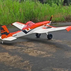✨🔄 Upgraded! Dynam Cessna 188 Crop Duster V2 Orange 4S STOL RC Scale Plane 1.5m w/ Rubber Wheel