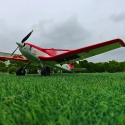 ✨🔄 Upgraded! Dynam Cessna 188 Crop Duster V2 Red 4S STOL RC Scale Plane 1.5m w/ Rubber Wheel