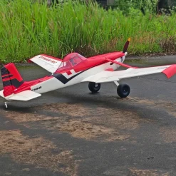 ✨🔄 Upgraded! Dynam Cessna 188 Crop Duster V2 Red 4S STOL RC Scale Plane 1.5m w/ Rubber Wheel