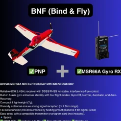 ✨🔄 Upgraded! Dynam Cessna 188 Crop Duster V2 Red 4S STOL RC Scale Plane 1.5m w/ Rubber Wheel