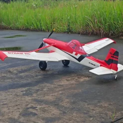✨🔄 Upgraded! Dynam Cessna 188 Crop Duster V2 Red 4S STOL RC Scale Plane 1.5m w/ Rubber Wheel