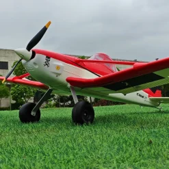 ✨🔄 Upgraded! Dynam Cessna 188 Crop Duster V2 Red 4S STOL RC Scale Plane 1.5m w/ Rubber Wheel