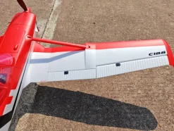 ✨🔄 Upgraded! Dynam Cessna 188 Crop Duster V2 Red 4S STOL RC Scale Plane 1.5m w/ Rubber Wheel