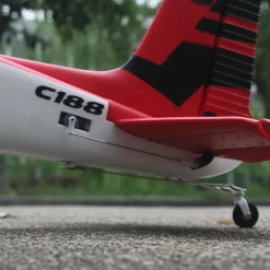✨🔄 Upgraded! Dynam Cessna 188 Crop Duster V2 Red 4S STOL RC Scale Plane 1.5m w/ Rubber Wheel