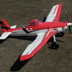 ✨🔄 Upgraded! Dynam Cessna 188 Crop Duster V2 Red 4S STOL RC Scale Plane 1.5m w/ Rubber Wheel