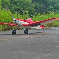 ✨🔄 Upgraded! Dynam Cessna 188 Crop Duster V2 Red 4S STOL RC Scale Plane 1.5m w/ Rubber Wheel