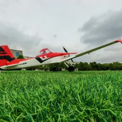 ✨🔄 Upgraded! Dynam Cessna 188 Crop Duster V2 Red 4S STOL RC Scale Plane 1.5m w/ Rubber Wheel