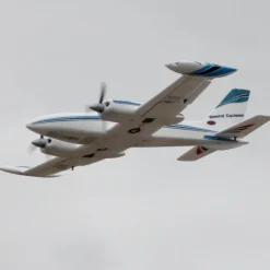 ✨🔄 Upgraded! Dynam Cessna 310 Grand Cruiser V3 Blue 4S Twin Motor RC Scale Plane 1300mm 51" Wingspan