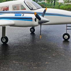 ✨🔄 Upgraded! Dynam Cessna 310 Grand Cruiser V3 Blue 4S Twin Motor RC Scale Plane 1300mm 51