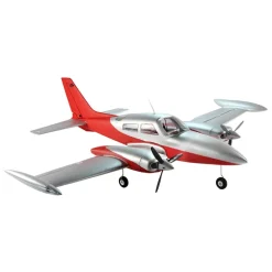 ✨🔄 Upgraded! Dynam Cessna 310 Grand Cruiser V3 Red 4S Twin Motor RC Scale Plane 1300mm 51