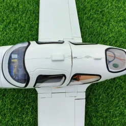 ✨🔄 Upgraded! Dynam Cirrus SR22 V3 Trainer 3S/4S White RC Scale Plane 1400mm Wingspan w/ Flaps
