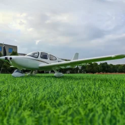 ✨🔄 Upgraded! Dynam Cirrus SR22 V3 Trainer 3S/4S White RC Scale Plane 1400mm Wingspan w/ Flaps