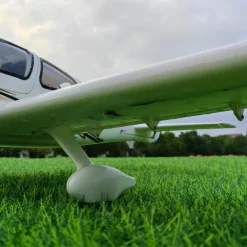 ✨🔄 Upgraded! Dynam Cirrus SR22 V3 Trainer 3S/4S White RC Scale Plane 1400mm Wingspan w/ Flaps