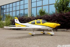✨🔄 Upgraded! Dynam Cirrus SR22 V3 Trainer 3S/4S Yellow RC Beginner Scale Plane 1.4m w/ Flaps