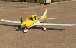 ✨🔄 Upgraded! Dynam Cirrus SR22 V3 Trainer 3S/4S Yellow RC Beginner Scale Plane 1.4m w/ Flaps
