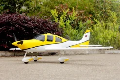 ✨🔄 Upgraded! Dynam Cirrus SR22 V3 Trainer 3S/4S Yellow RC Beginner Scale Plane 1.4m w/ Flaps