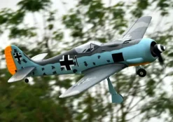 ✨🔄 Upgraded! Dynam Focke Wulf FW-190 V3 4S RC Warbird Plane 1300mm w/ Flaps