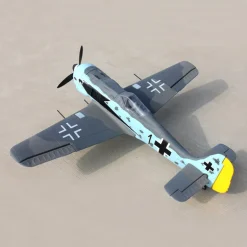 ✨🔄 Upgraded! Dynam Focke Wulf FW-190 V3 4S RC Warbird Plane 1300mm w/ Flaps