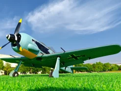 ✨🔄 Upgraded! Dynam Focke Wulf FW-190 V3 4S RC Warbird Plane 1300mm w/ Flaps
