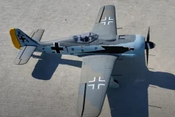 ✨🔄 Upgraded! Dynam Focke Wulf FW-190 V3 4S RC Warbird Plane 1300mm w/ Flaps