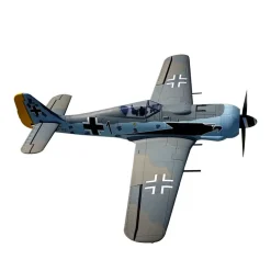 ✨🔄 Upgraded! Dynam Focke Wulf FW-190 V3 4S RC Warbird Plane 1300mm w/ Flaps