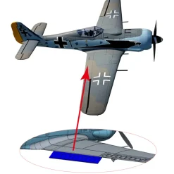 ✨🔄 Upgraded! Dynam Focke Wulf FW-190 V3 4S RC Warbird Plane 1300mm w/ Flaps