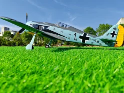 ✨🔄 Upgraded! Dynam Focke Wulf FW-190 V3 4S RC Warbird Plane 1300mm w/ Flaps