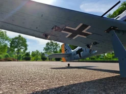 ✨🔄 Upgraded! Dynam Focke Wulf FW-190 V3 4S RC Warbird Plane 1300mm w/ Flaps