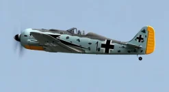 ✨🔄 Upgraded! Dynam Focke Wulf FW-190 V3 4S RC Warbird Plane 1300mm w/ Flaps