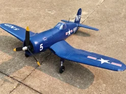 ✨🔄 Upgraded! Dynam F4U Corsair V3 4S RC Warbird Plane 1300mm w/ Flaps
