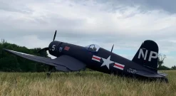 ✨🔄 Upgraded! Dynam F4U Corsair V3 4S RC Warbird Plane 1300mm w/ Flaps