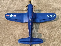 ✨🔄 Upgraded! Dynam F4U Corsair V3 4S RC Warbird Plane 1300mm w/ Flaps
