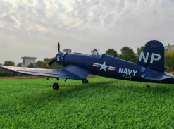 ✨🔄 Upgraded! Dynam F4U Corsair V3 4S RC Warbird Plane 1300mm w/ Flaps