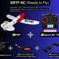 ✨🔄 Upgraded! Dynam Gee Bee Y V2 Sport 3D Aerobatic 4S RC Plane 1300mm Wingspan